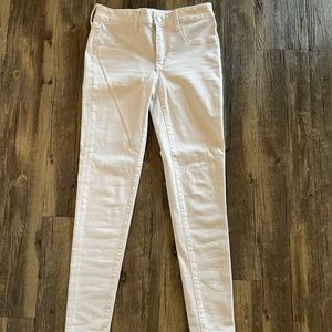 American Eagle Outfitters White Next Level Stretch Jeggings